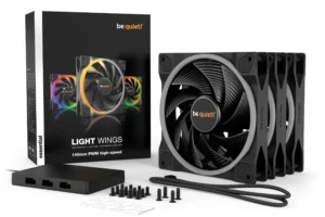 Case Cooler Triple-Pack Be Quiet Light Wings ARGB LED 140mm PWM high-speed BL079 18