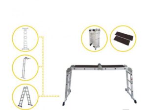 CRAFTER Aluminijumske merdevine multifunkcionalne sa platformom 4x3