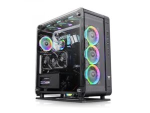 THERMALTAKE Core P6 crno gejmersko kućište sa armiranim staklom