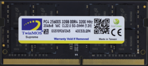 RAM SODIMM DDR4 32GB 3200MHz TwinMOS MDD432GB3200N 18