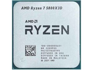AMD AM4 Ryzen 7 5800X3D 3.4GHz tray