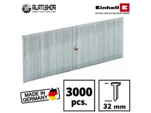 EINHELL ČAVLI - EKSERI ZA KLAMERICU 32X1 MM TIP J SET 3000 (4137874)