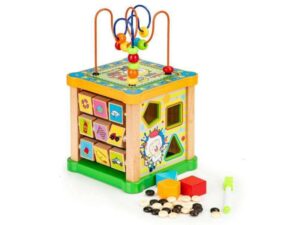 ECO TOYS Drvena edukativna kocka MULA SORTER 18