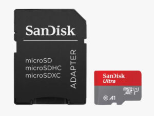 Micro SDXC SanDisk 64GB Ultra, SDSQUAB-064G-GN6MA sa adapterom 18