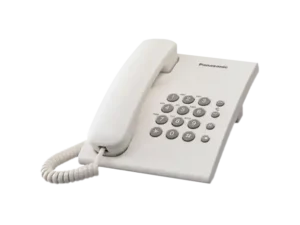Stoni telefon Panasonic KX-TS500FXW Beli 18