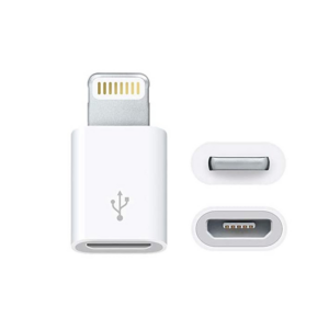 Adapter OTG micro USB na iPhone lightning beli 18