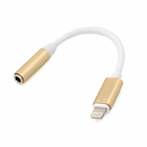 Adapter za slusalice iP-11 iPhone lightning na 3.5mm zlatni 18