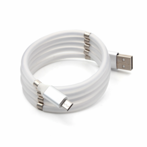 Data kabl magnet micro USB beli 18