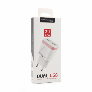 Kucni punjac KONFULON C31+S05 2xUSB 5V 2.1A sa iPhone lightning kablom beli 18