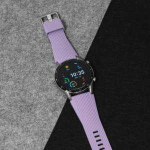 Narukvica relief za smart watch 22mm ljubicasta 18