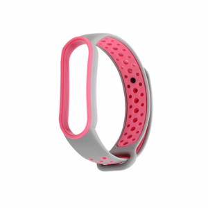 Narukvica za smart watch Xiaomi Mi Band M5/M6 siva pink 18