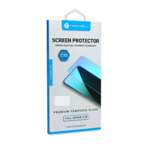 Tempered glass 2.5D full glue za A1 Alpha Eco crni 18