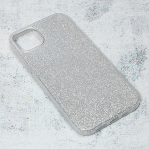 Torbica Crystal Dust za iPhone 14 6.7 Plus srebrna 18