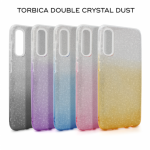 Torbica Double Crystal Dust za Huawei P40 Lite E plavo srebrna 18