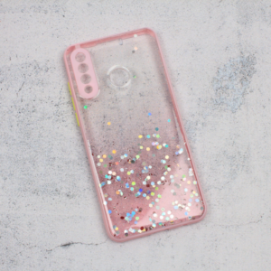 Torbica Frame Glitter za Huawei P30 Lite roze 18