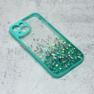 Torbica Frame Glitter za iPhone 13 6.1 mint 18