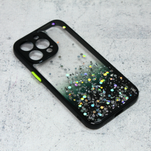 Torbica Frame Glitter za iPhone 13 Pro 6.1 crna 18