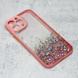 Torbica Frame Glitter za iPhone 13 Pro Max 6.7 roze 18