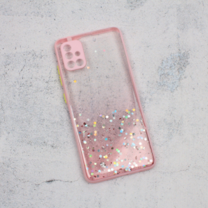 Torbica Frame Glitter za Samsung A515F Galaxy A51 roze 18