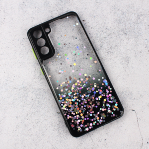 Torbica Frame Glitter za Samsung G996B Galaxy S21 Plus crna 18