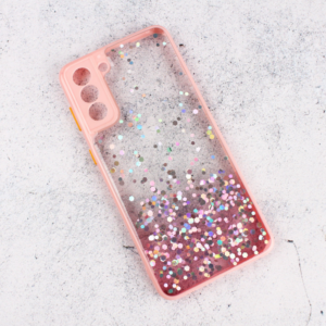 Torbica Frame Glitter za Samsung G996B Galaxy S21 Plus roze 18