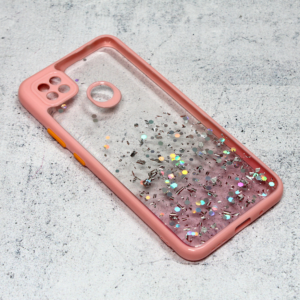 Torbica Frame Glitter za Xiaomi Redmi 9C/10A roze