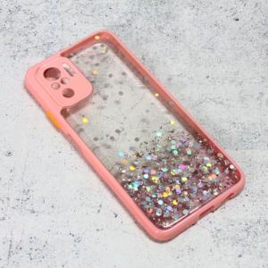 Torbica Frame Glitter za Xiaomi Redmi Note 10 4G/Note 10s roze 18