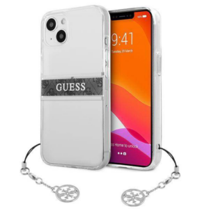 Torbica Guess 4G Stripe Charm za iPhone 13 6.1 siva (GUHCP13MKB4GGR) 18