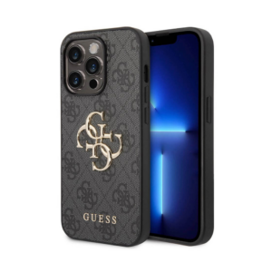 Torbica Guess Bk Pu leather 4G Metal Logo za iPhone 15 Pro 6.1 siva (GUBKP15L4GMGGR) 18