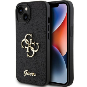 Torbica Guess Hc Fixed Glitter 4G Big Metal Logo za iPhone 15 6.1 crna (GUHCP15SHG4SGK) 18