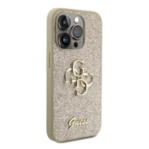 Torbica Guess Hc Fixed Glitter 4G Big Metal Logo za iPhone 15 Pro 6.1 zlatna (GUHCP15LHG4SGD) 18