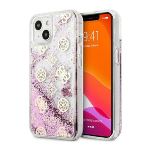 Torbica Guess Hc Liquid Glitter Peony za iPhone 13 6.1 roze (GUHCP13MLGPEPI) 18
