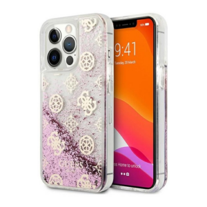 Torbica Guess Hc Liquid Glitter Peony za iPhone 13 Pro 6.1 roze (GUHCP13LLGPEPI) 18