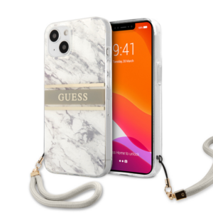 Torbica Guess Marble Strap za iPhone 13 6.1 siva (GUHCP13MKMABGR) 18