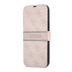 Torbica Guess Stripe Bk Pu za iPhone 13 6.1 roze (GUBKP13M4GDPI) 18