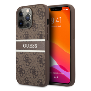 Torbica Guess Stripe za iPhone 13 Pro 6.1 braon  (GUHCP13L4GDBR) 18