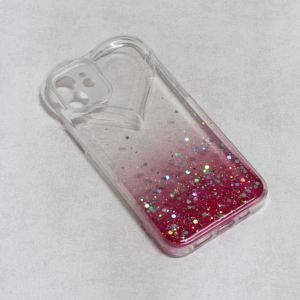 Torbica Heart Glitter za iPhone 12 6.1 pink 18