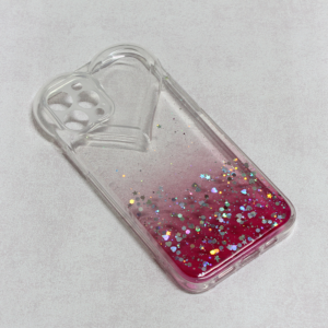 Torbica Heart Glitter za iPhone 12 Pro 6.1 pink 18