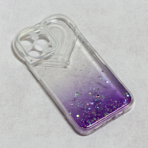 Torbica Heart Glitter za iPhone 13 Pro 6.1 ljubicasta 18