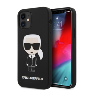Torbica Karl Lagerfeld Hc Silicone Full Body Ikonic za iPhone 12 mini 5.4 crna (KLHCP12SSLFKBK) 18