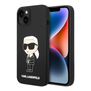 Torbica Karl Lagerfeld Hc Silicone NFT Ikonik za iPhone 15 6.1 crna (KLHCP15SSNIKBCK) 18