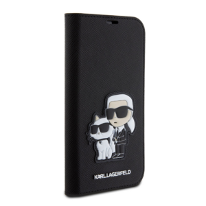 Torbica Karl Lagerfeld Saffiano BP Nft Karl&Choupette za iPhone 15 6.1 crna (KLBKP15SSANKCPK) 18