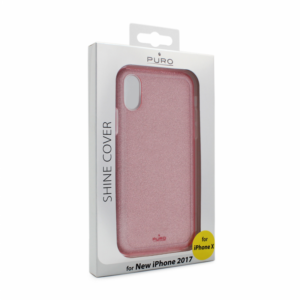 Torbica Puro Shine za iPhone X roze 18