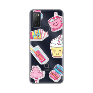 Torbica Silikonska Print Skin za Alcatel 1S 2021/3L 2021/A1 Alpha 21 Ice cream 18