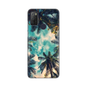 Torbica Silikonska Print Skin za Alcatel 1S 2021/3L 2021/A1 Alpha 21 Palm tree 18