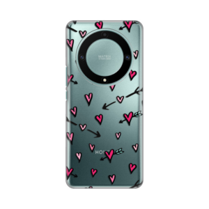 Torbica Silikonska Print Skin za Honor Magic 5 Lite Heart Pattern 18