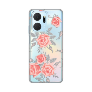 Torbica Silikonska Print Skin za Honor X7a Elegant Roses 18