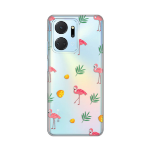 Torbica Silikonska Print Skin za Honor X7a Flamingo 18