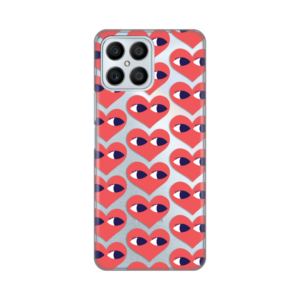 Torbica Silikonska Print Skin za Honor X8 Eye Heart Pattern 18