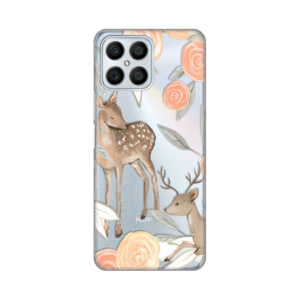 Torbica Silikonska Print Skin za Honor X8 Flower Deer 18